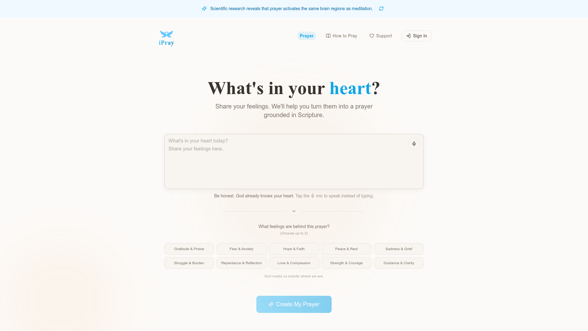iPray — Faith Tech · Web App project by Madplann Websites Co.